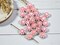 *25* 9mm Metallic Volcano Washed Blended Pink Cactus Flower Beads